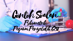 Contoh Soalan Psikometrik Pegawai Penyelidik